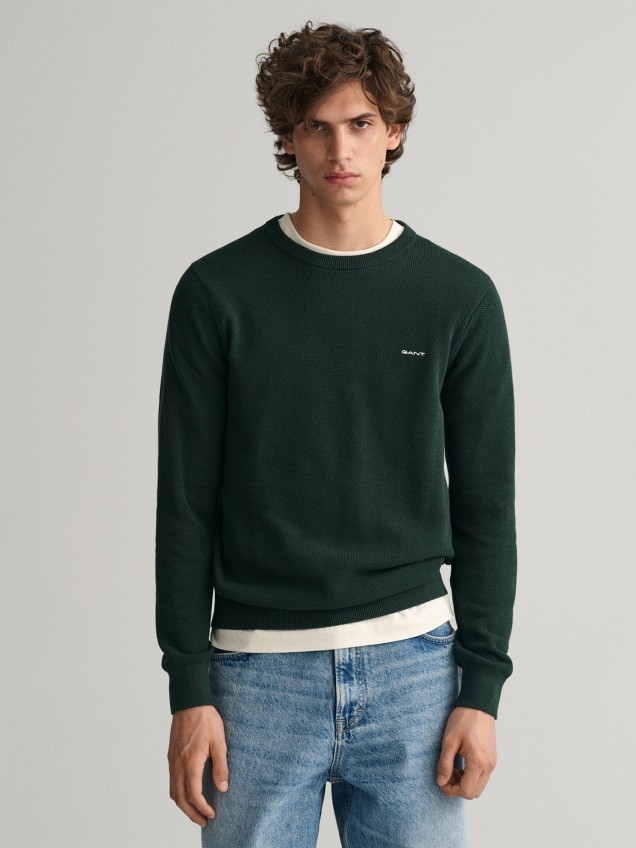 Camisola em Algod�o Piqu�