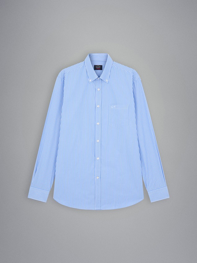 Camisa Desportiva às Riscas