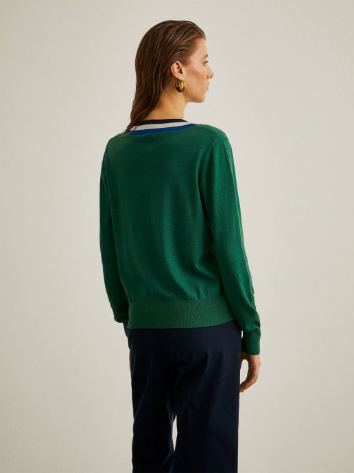Cardigan em L