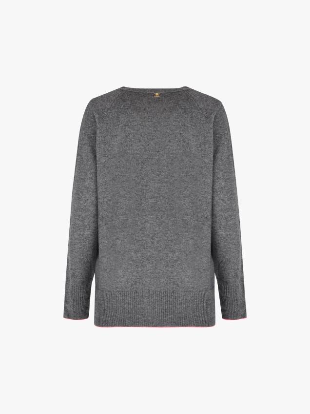 Cardigan com Padrão