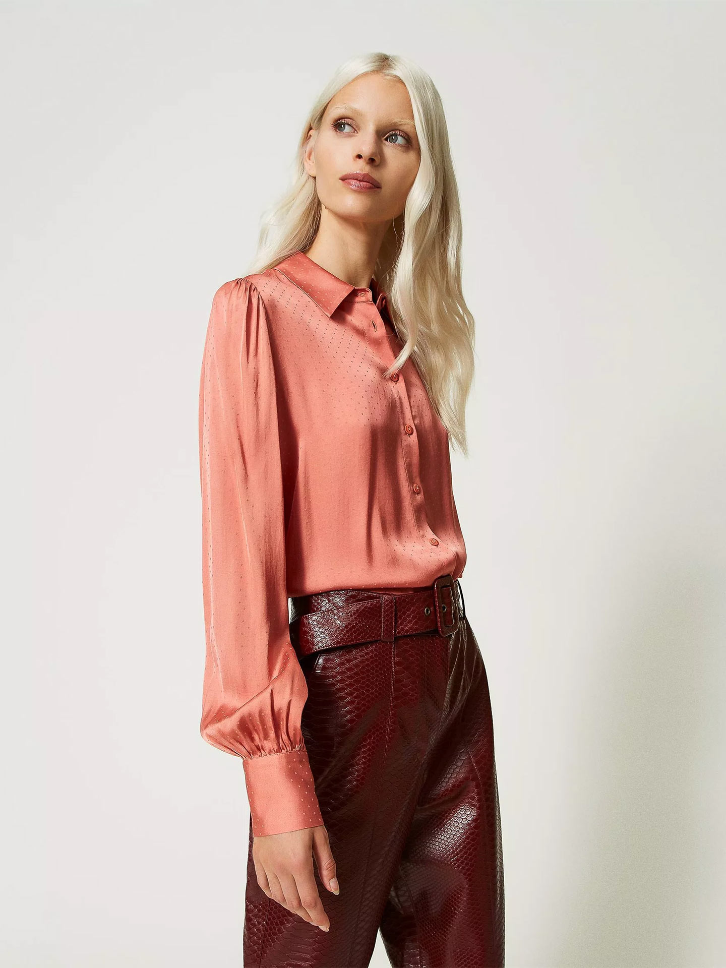 Camisa Acetinada