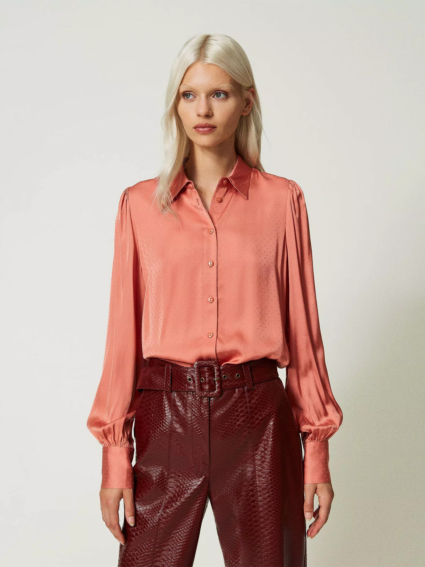 Camisa Acetinada