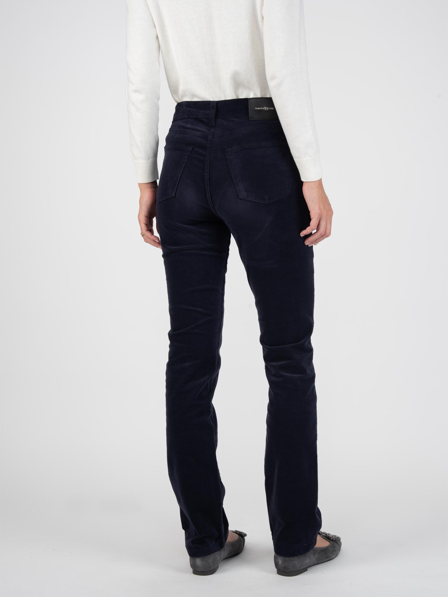 Calças de bombazine