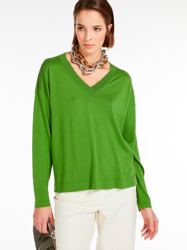 Camisola de Seda e Algodão