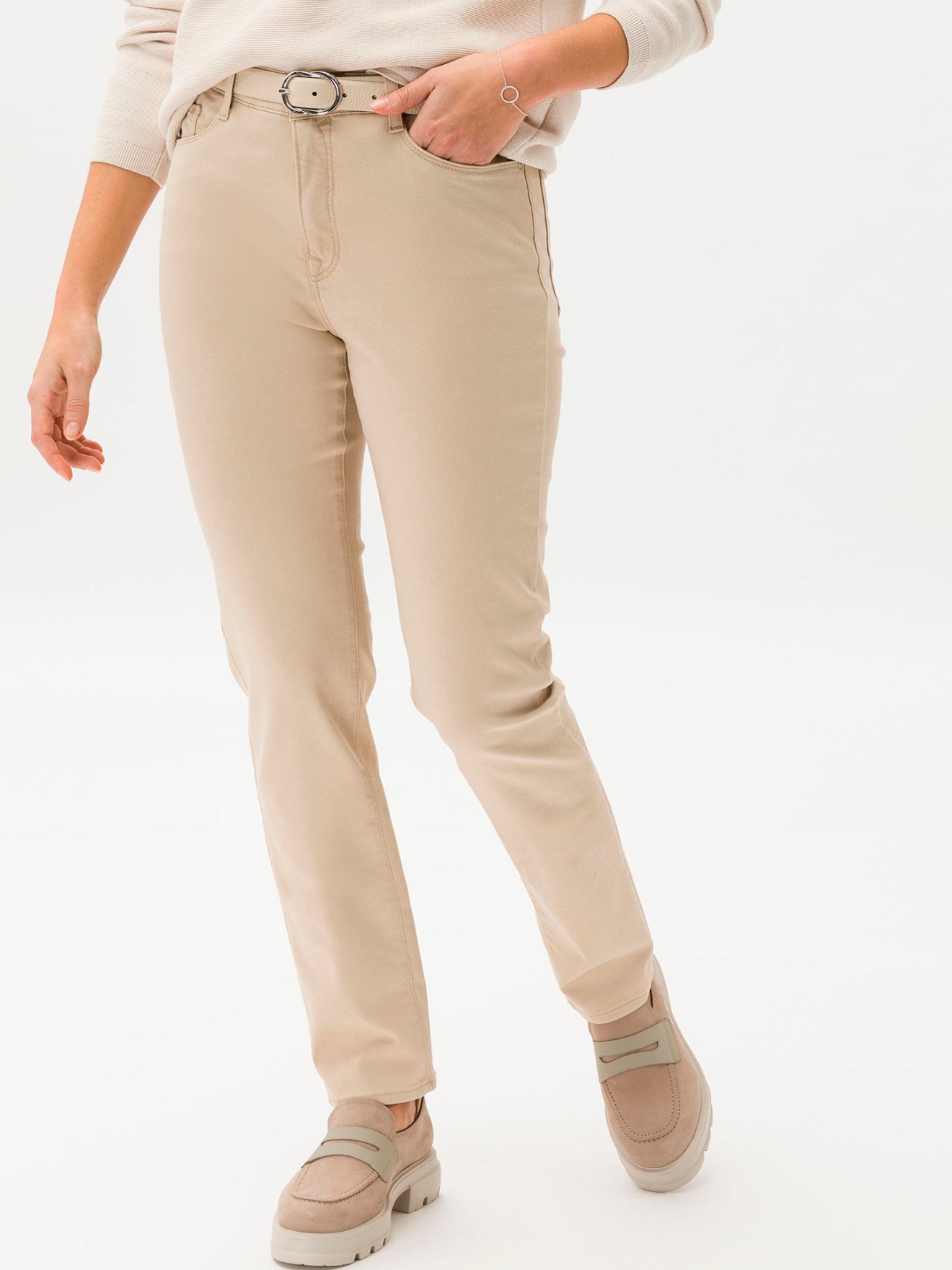 Calças de Ganga Mary Regular Fit