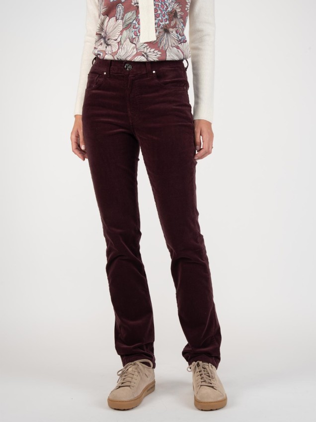 Calças de bombazine