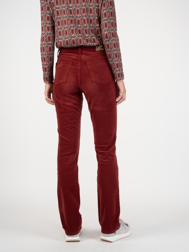 Calças de bombazine