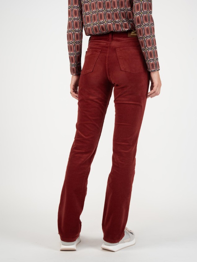 Calças de bombazine