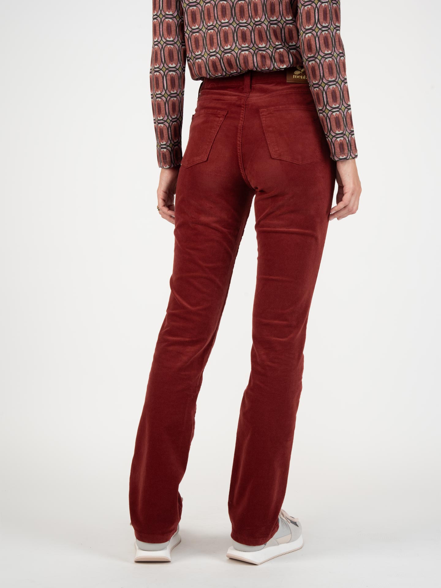 Calças de bombazine