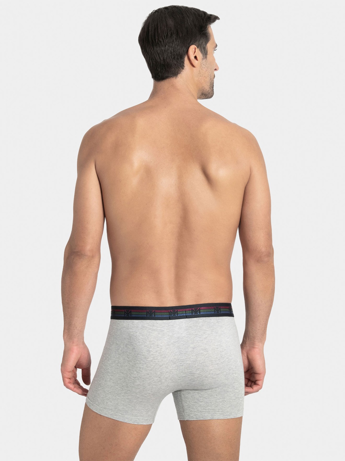 Pack de dois boxers de homem lisos em algodo
