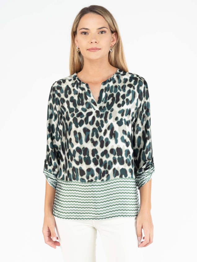 Blusa com Padr�o