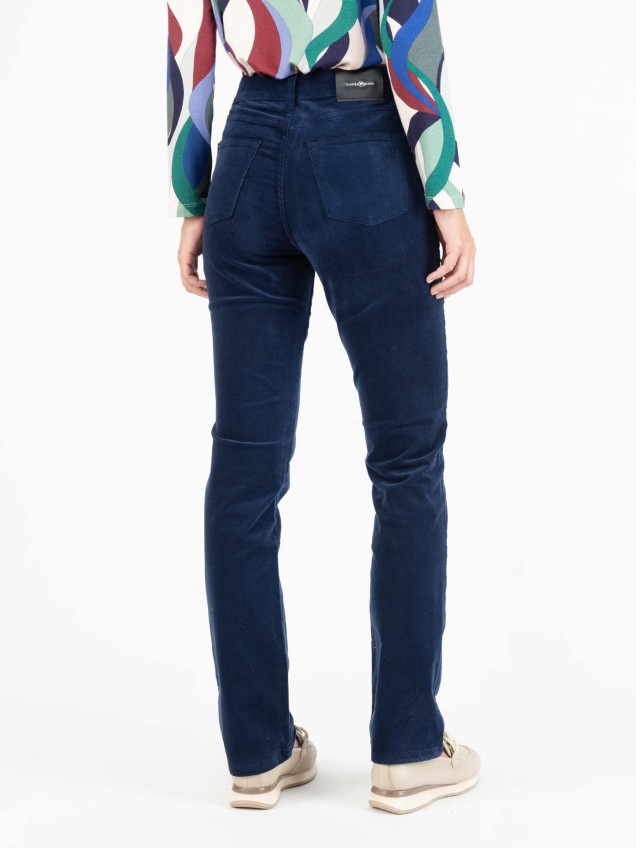 Calças de bombazine