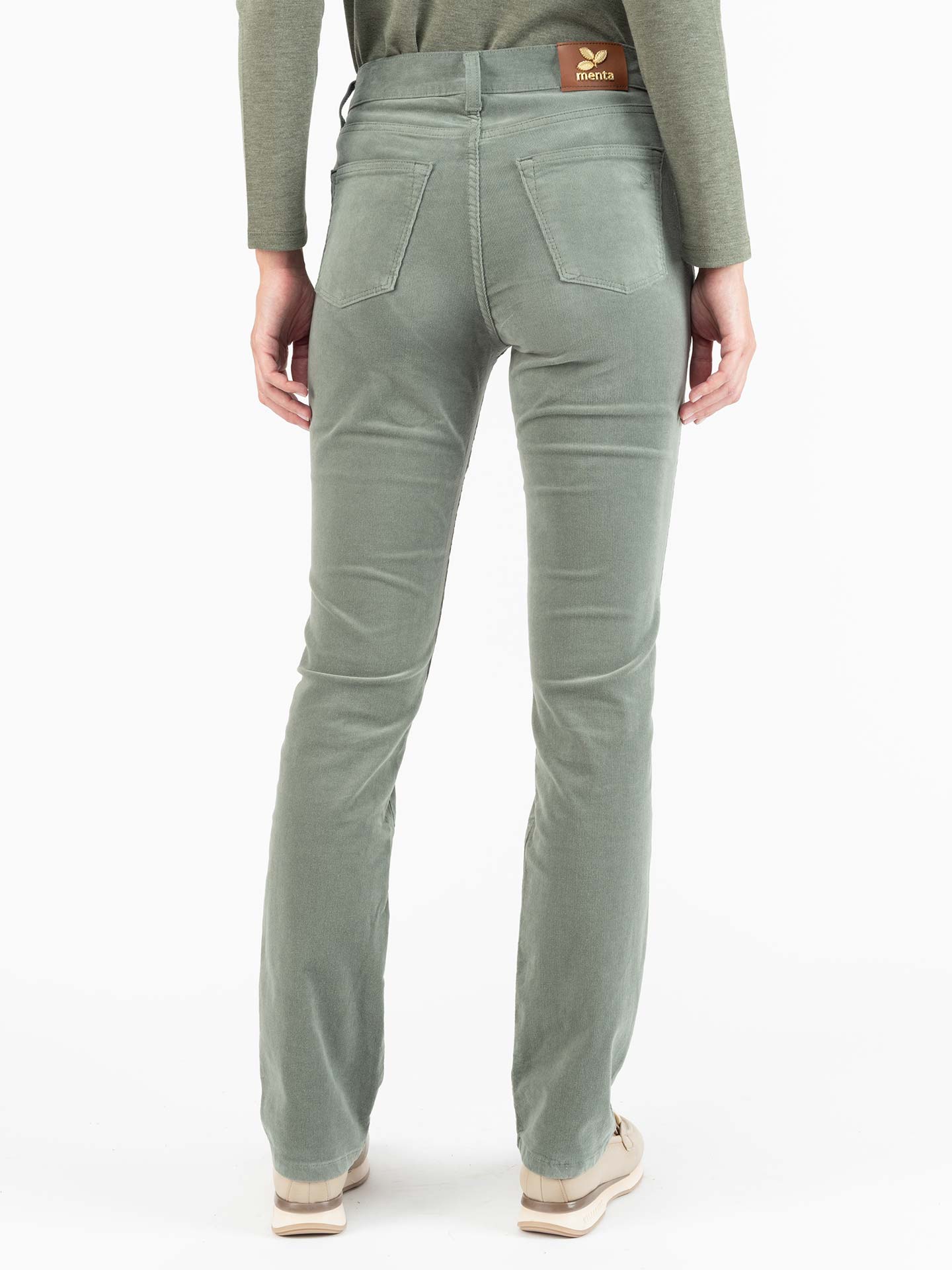 Calças de bombazine