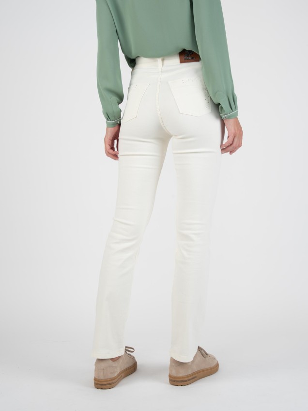 Calças Straight Fit