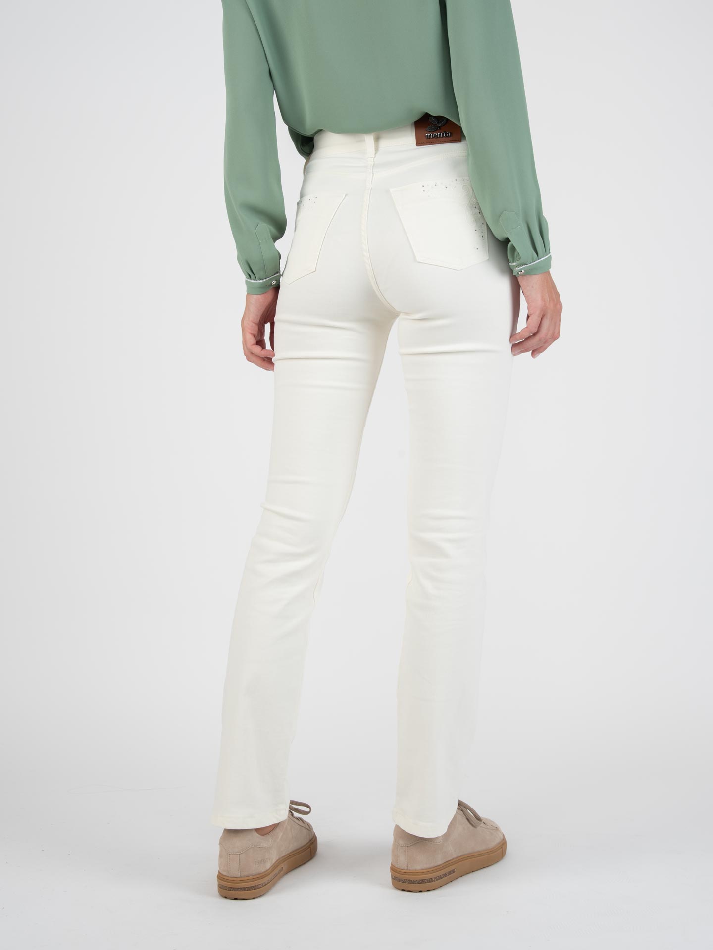 Calças Straight Fit