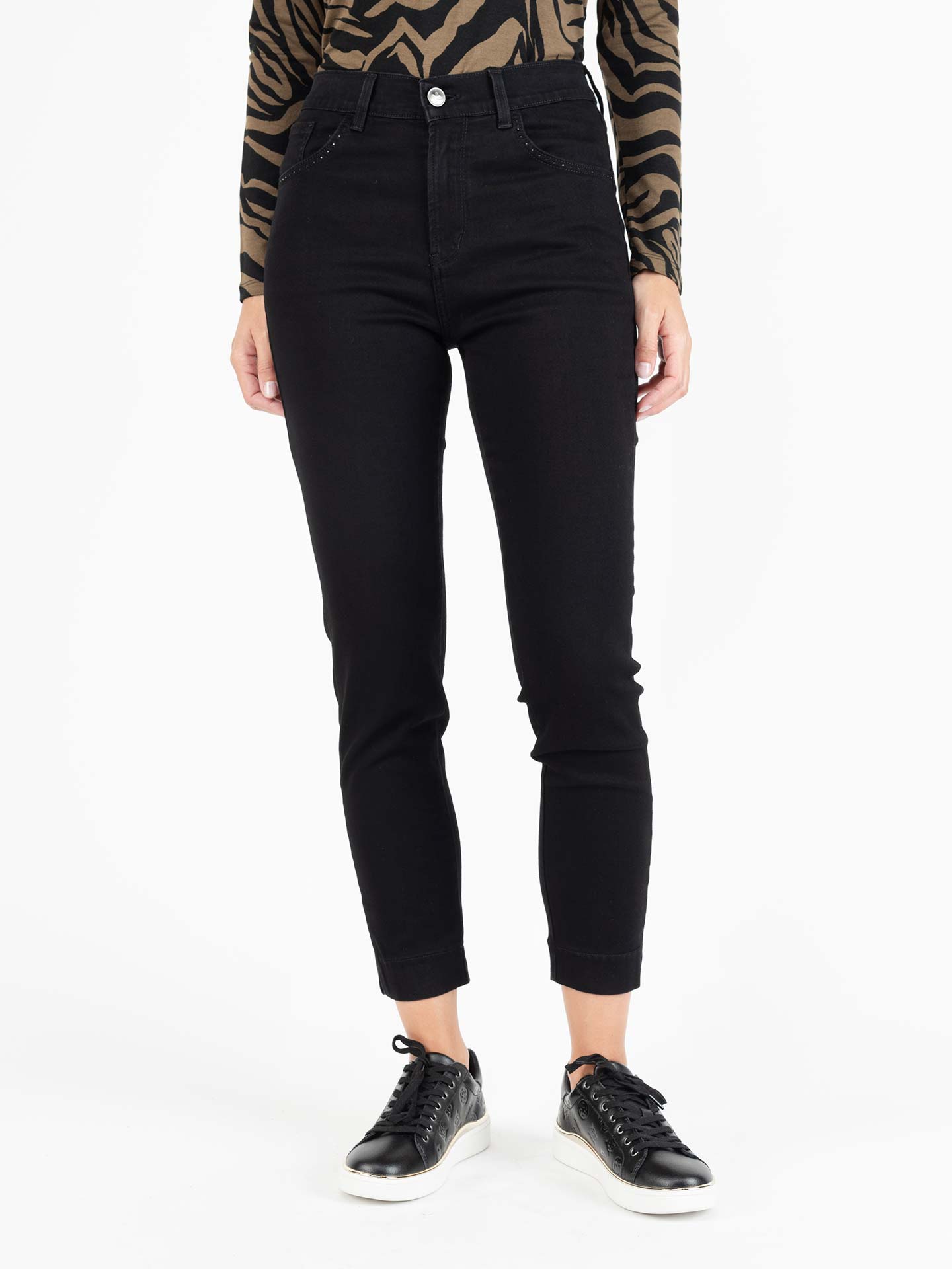 Calças de Ganga Straight Fit