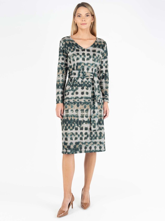 Vestido com Padrão
