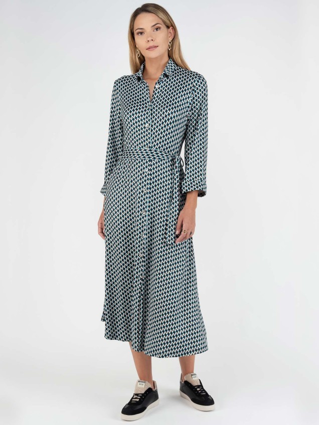 Vestido com Padr�o