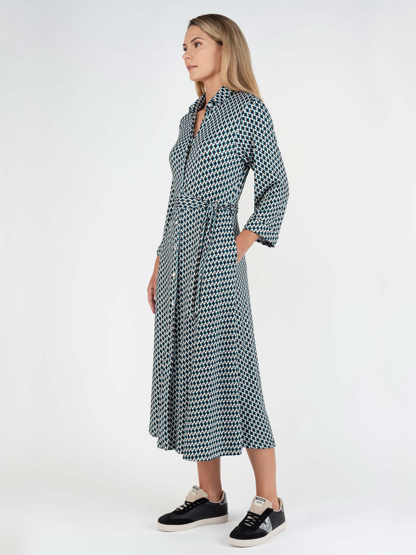 Vestido com Padrão