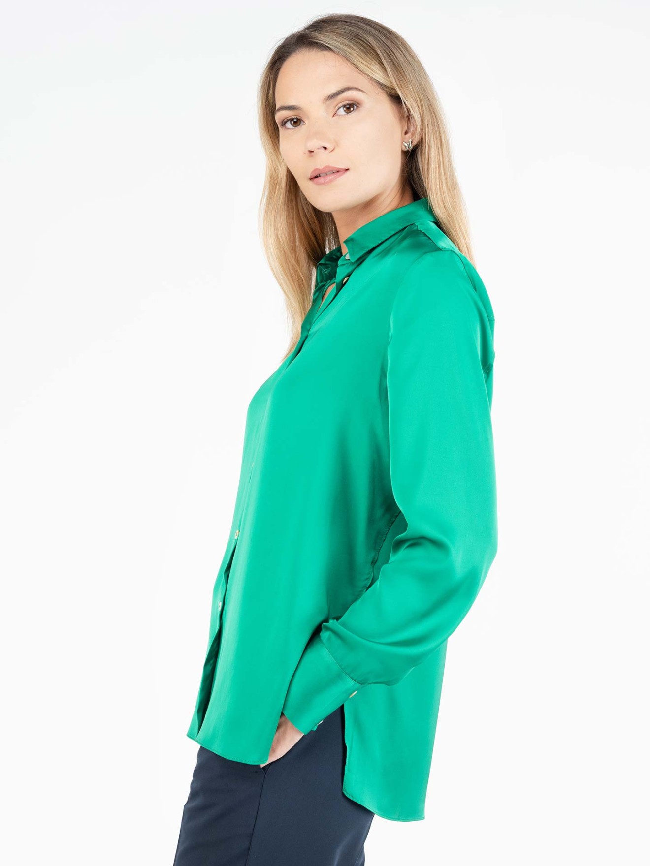 Camisa Acetinada