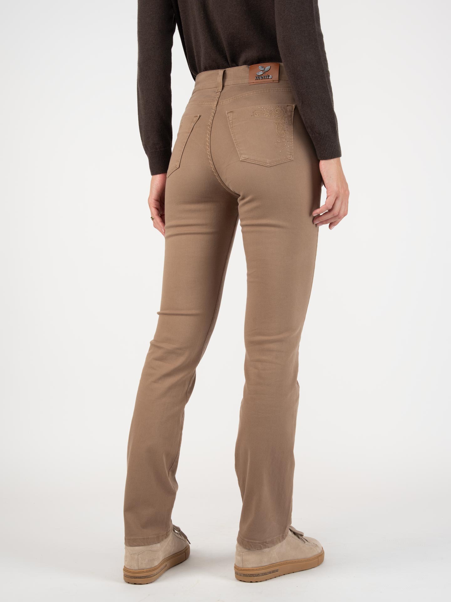 Calças Straight Fit