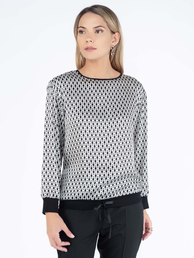 Blusa com Padr�o