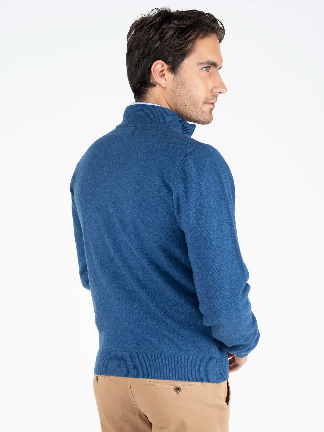 Pullover bicolor