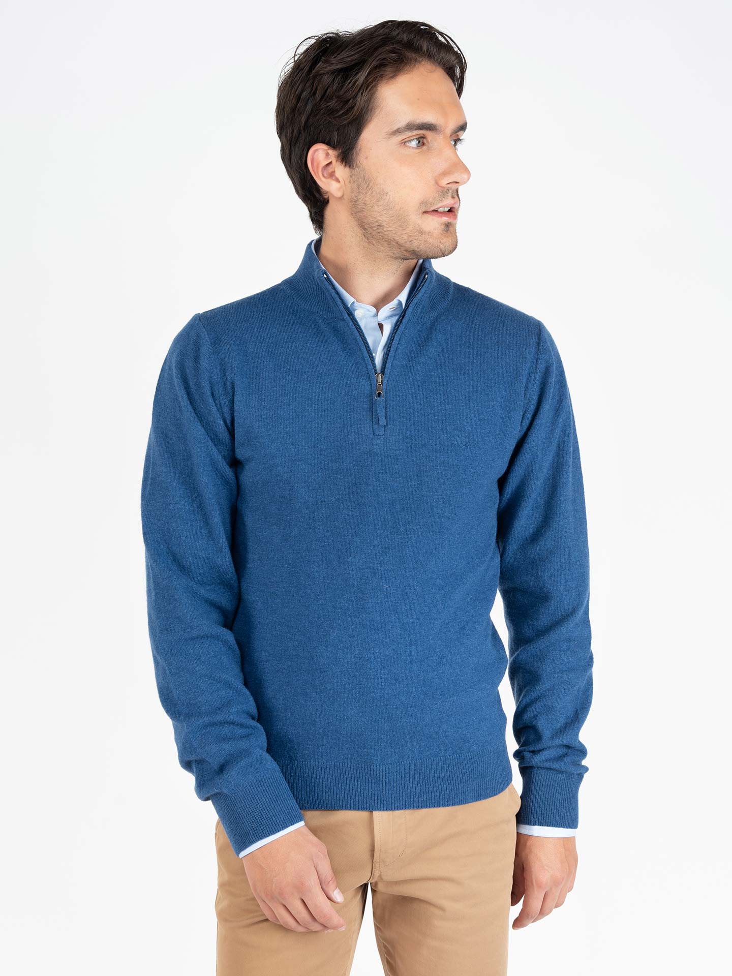 Pullover bicolor