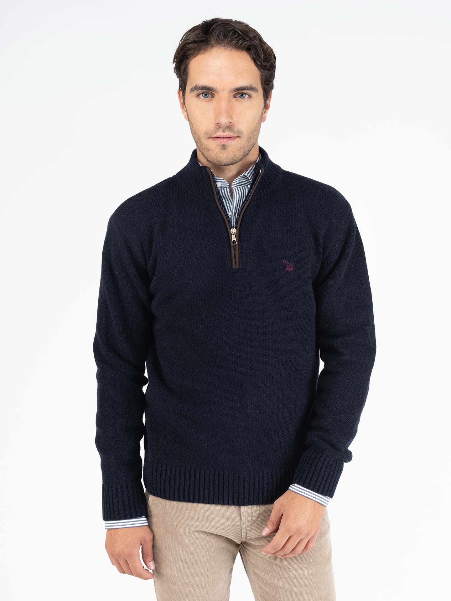 Pullover bicolor