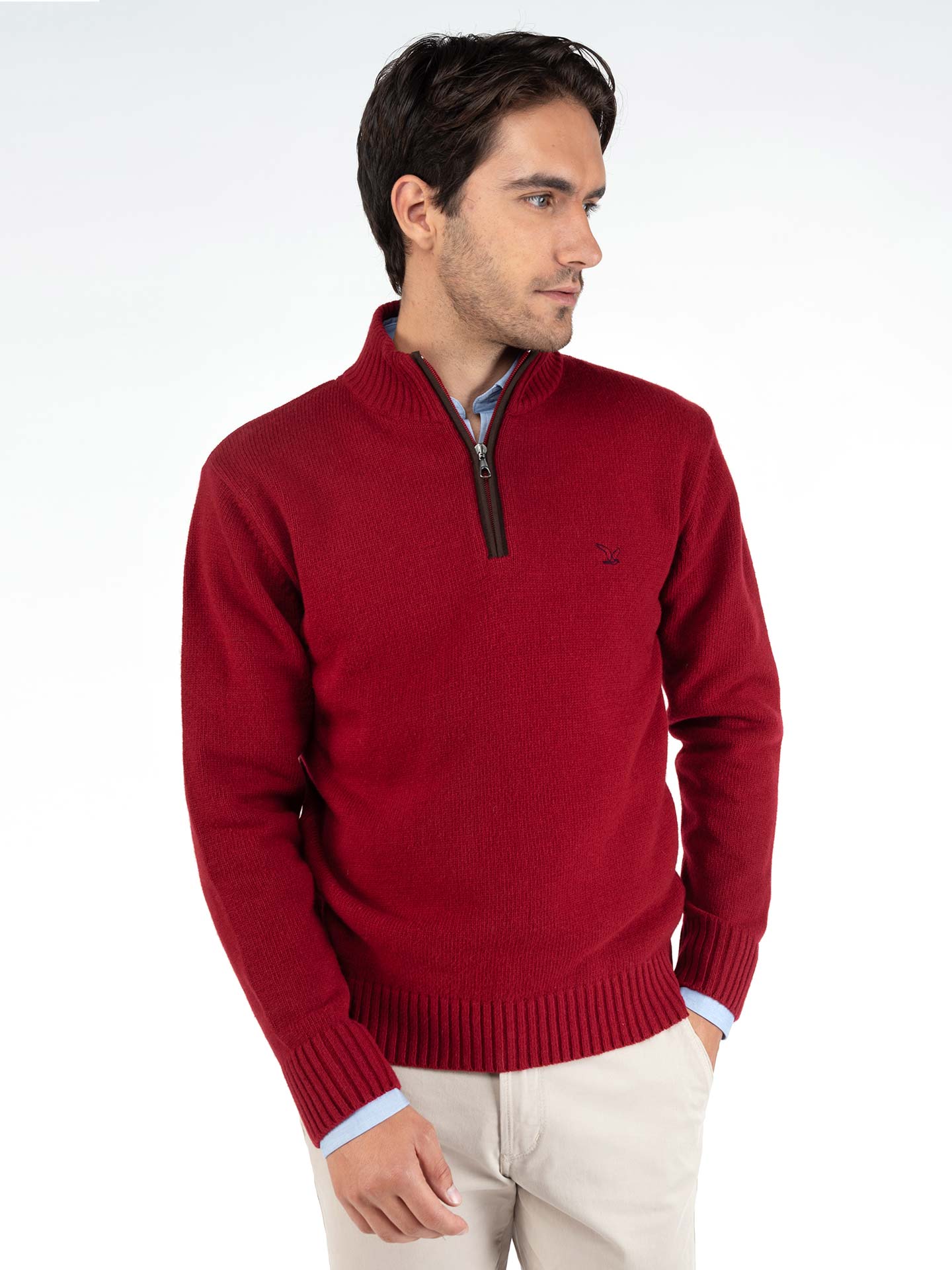 Pullover bicolor