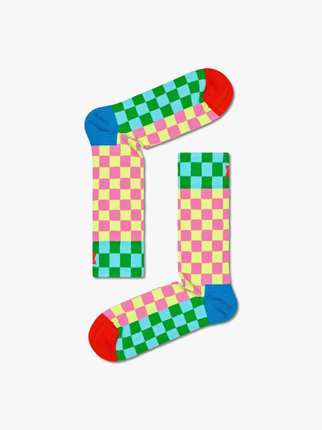Meias Checkerboard