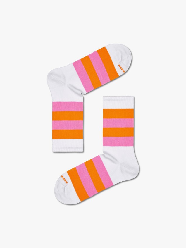 Meias Stripe It 3/4 Crew