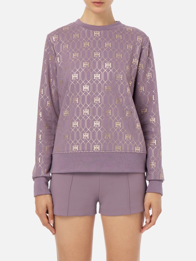 Sweatshirt com Padr�o