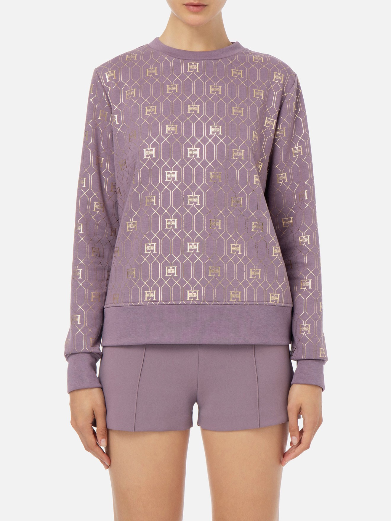 Sweatshirt com Padr�o