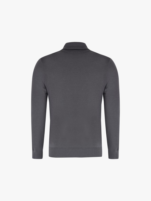 Camisola Gola Alta em Lã