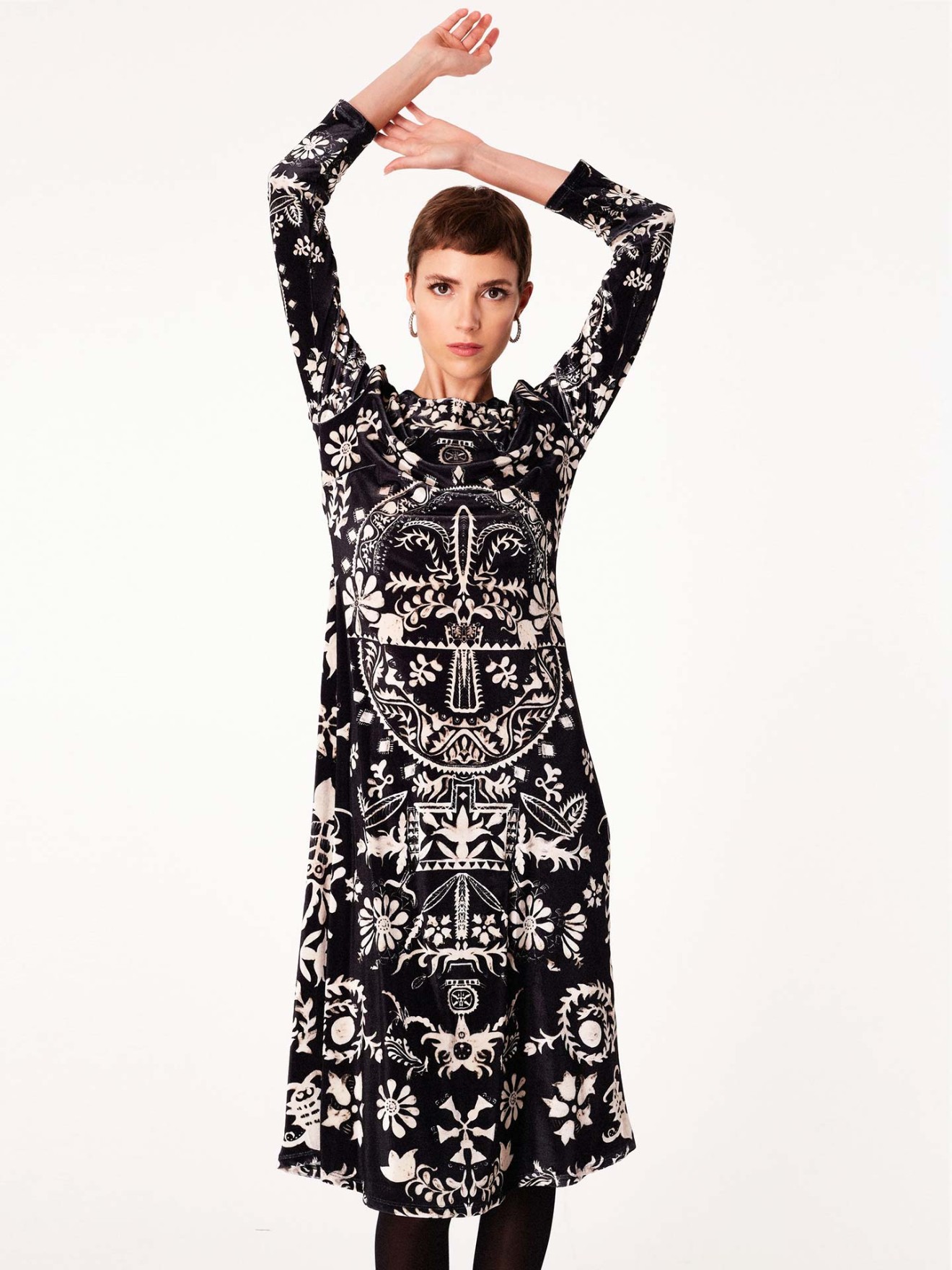Vestido com Padr�o