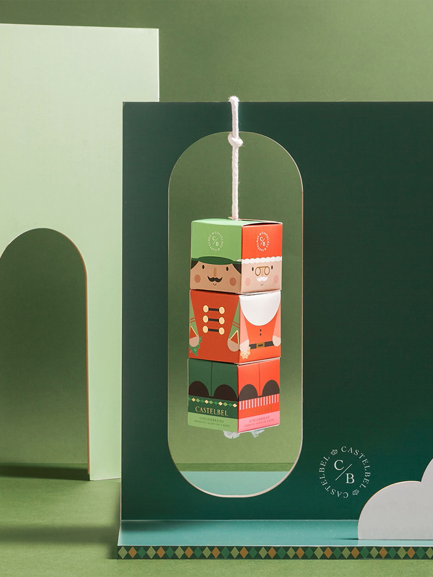 Conjunto de Sabonetes Gingerbread