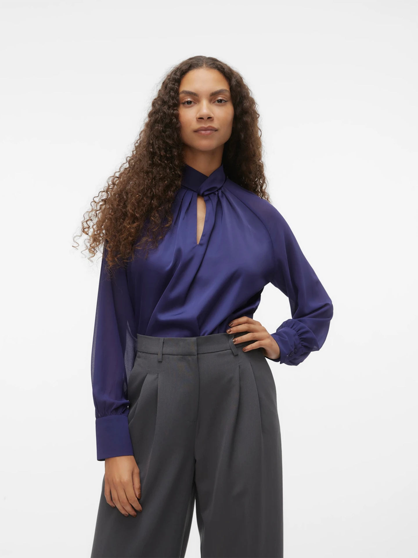 Blusa Acetinada
