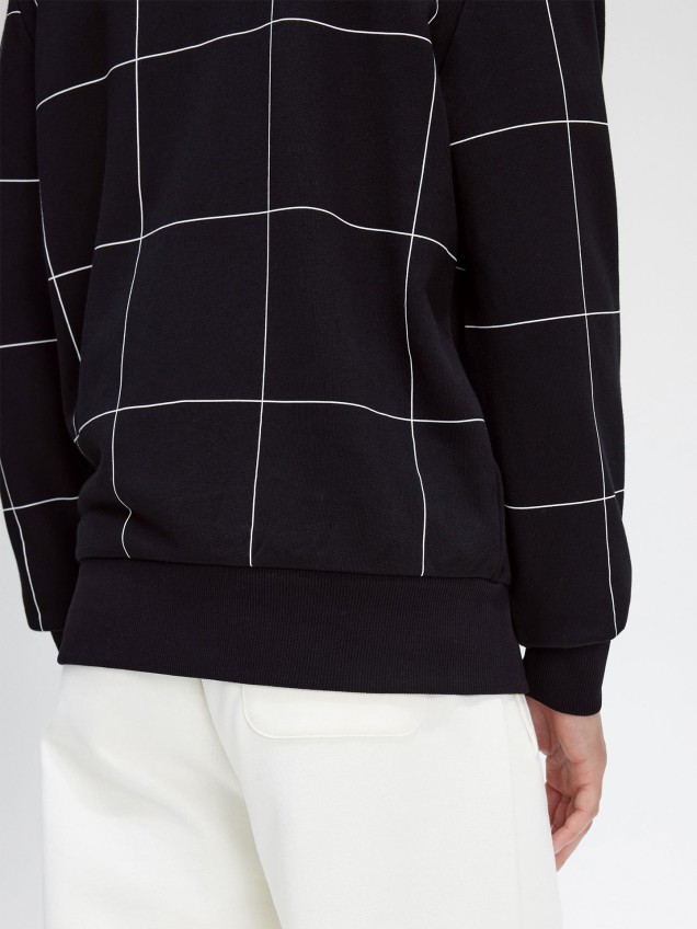 Sweatshirt com Padrão