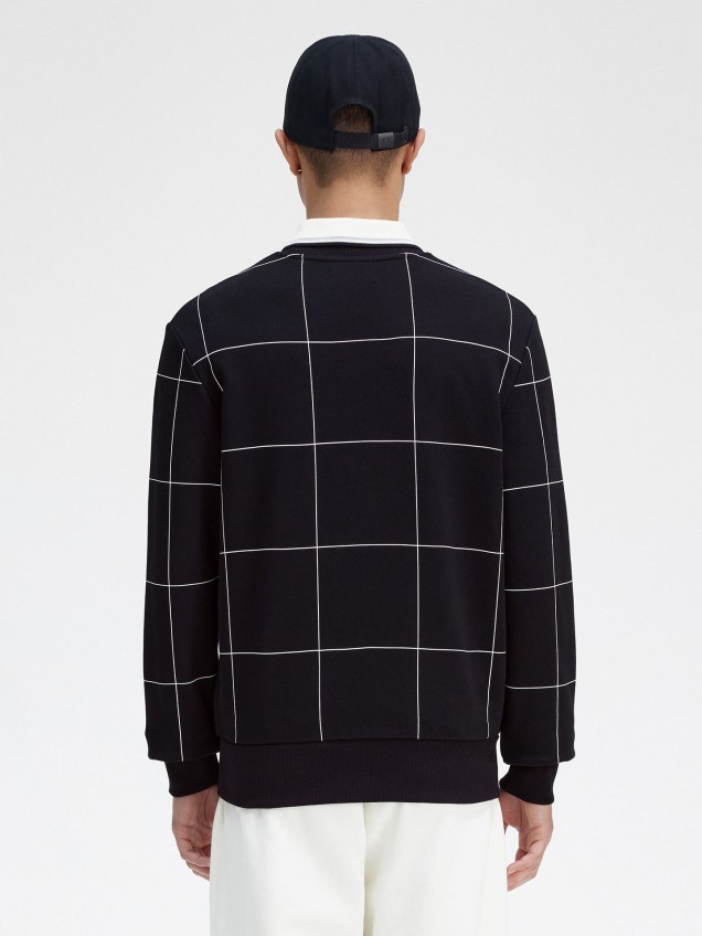 Sweatshirt com Padrão