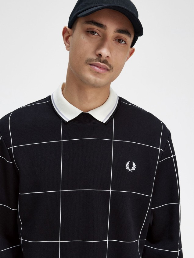 Sweatshirt com Padrão