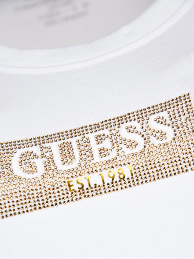 T-Shirt com Strass