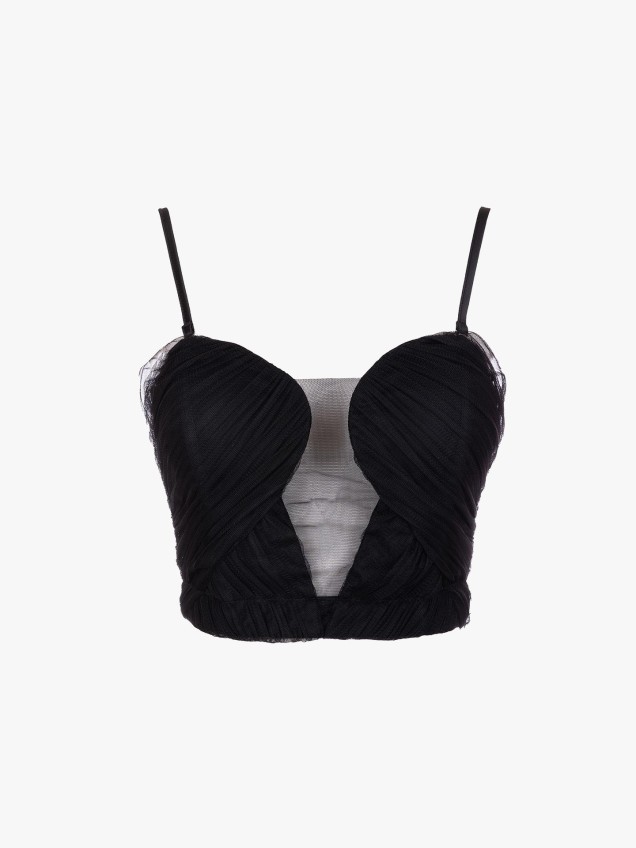 Top com Tule