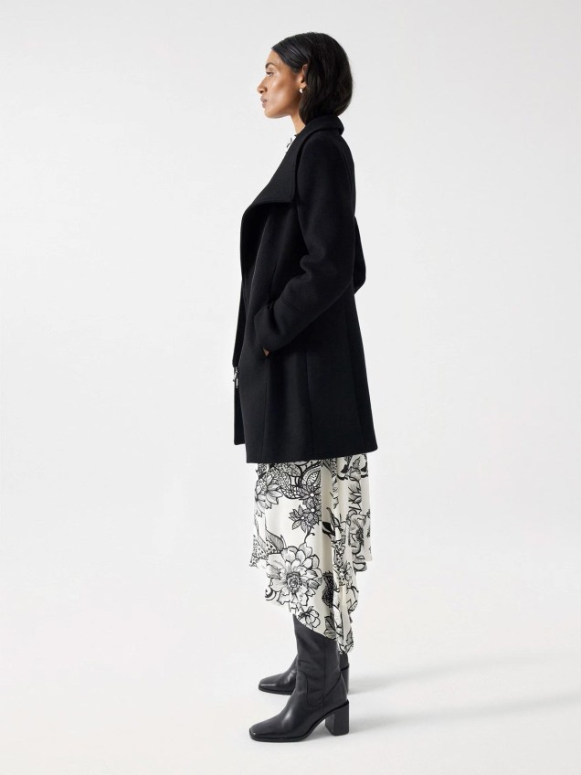 Casaco com Gola de Pelo