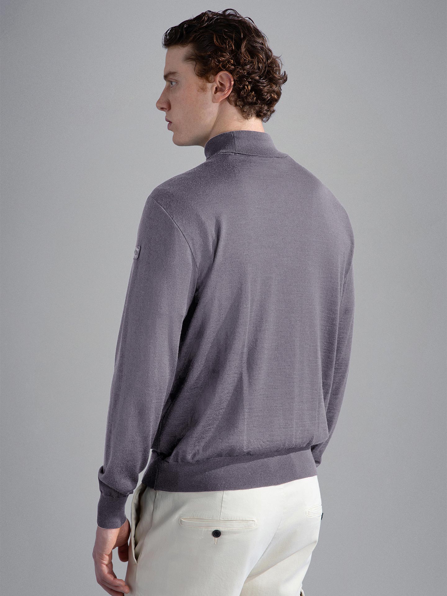 Camisola Gola Alta em Lã