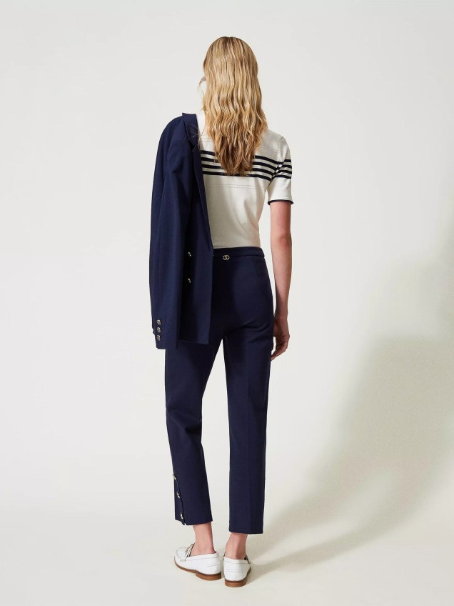 Calças Cropped Fit