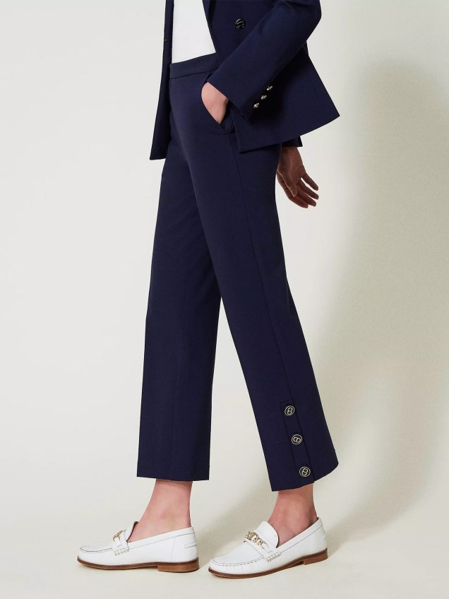 Calças Cropped Fit
