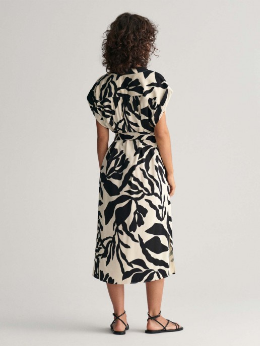 Vestido Palm Print