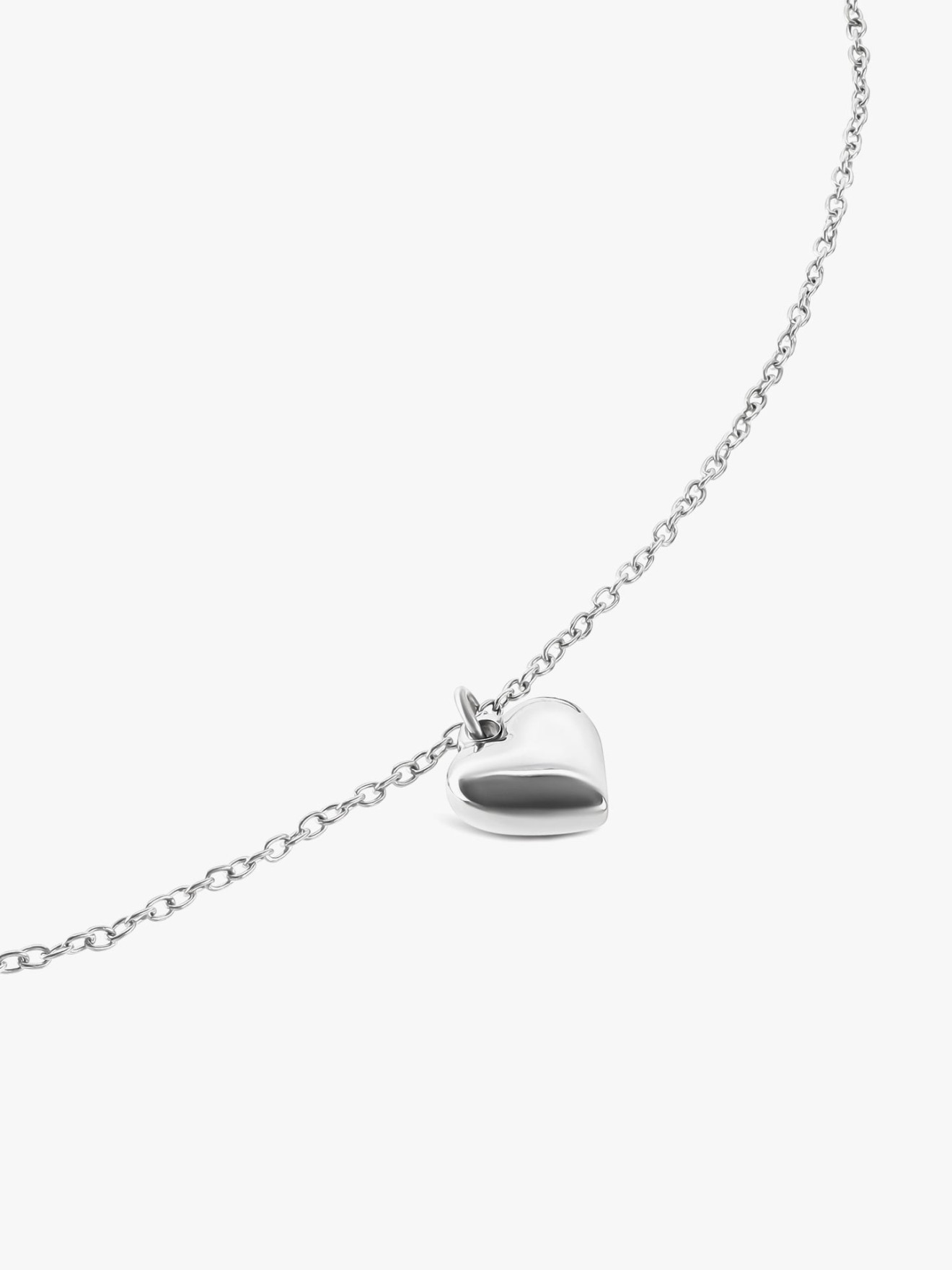 Colar Heart Silver