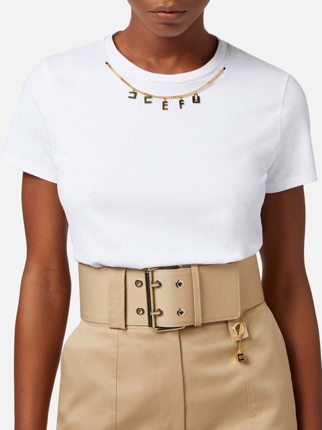 T-Shirt com Corrente